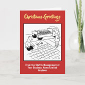 Turf Laying and Turfing Company Kerstkaart Feestdagen Kaart (Voorkant)