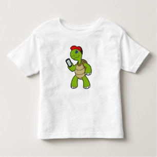 Turf met telefoon en Pet Kinder Shirts