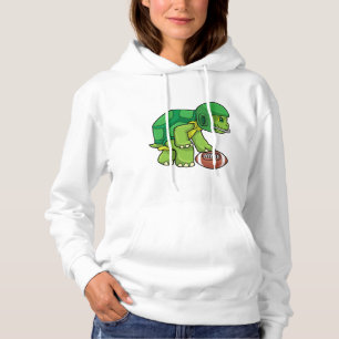 Turf op sport met Football en helm Hoodie