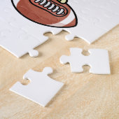 Turf op sport met Football en helm Legpuzzel (Zijkant)