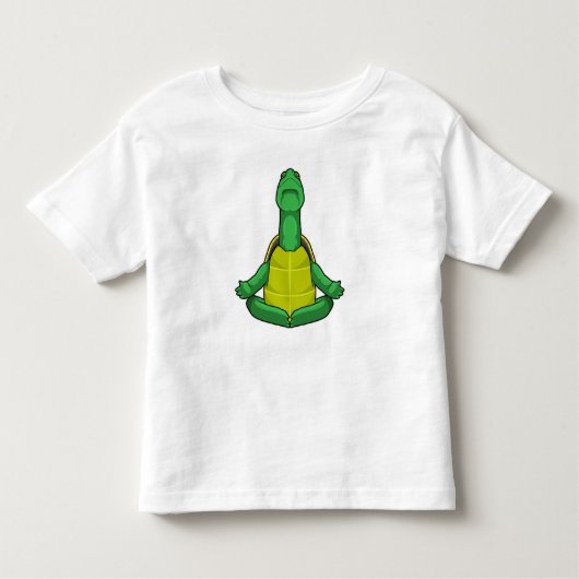 Turf op Yoga Meditation Kinder Shirts (Voorkant)