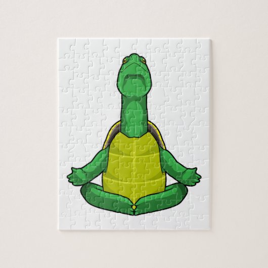 Turf op Yoga Meditation Legpuzzel (Verticaal)