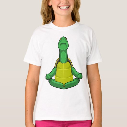 Turf op Yoga Meditation T-shirt (Voorkant)