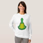 Turf op Yoga Meditation T-shirt (Voorkant volledig)
