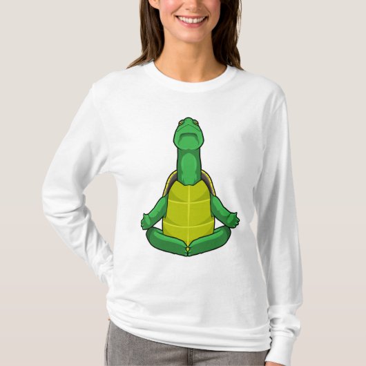 Turf op Yoga Meditation T-shirt (Voorkant)