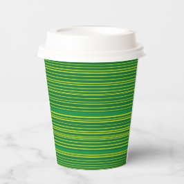 Turf Stripe Paper Cup – Brandstof uw drukte Papieren Bekers