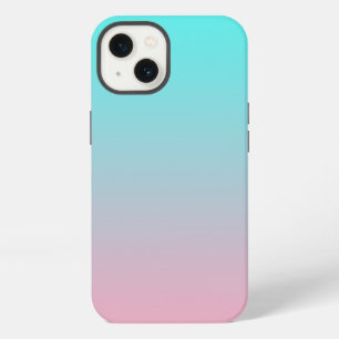 Turf tot Roze Eenvoudige Verlopen Overgang Achterg iPhone 13 Hoesje