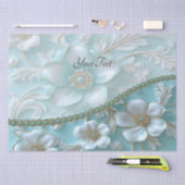 Turf Witte Bloem Tissuepapier (Craft)