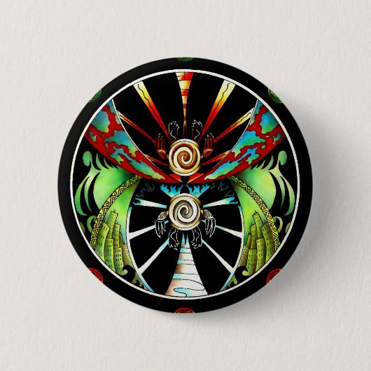 Turfbalans Ronde Button 5,7 Cm (Voorkant)