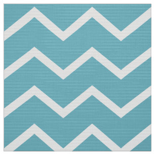Turfblauw Chevron Bekledingsstof Stof