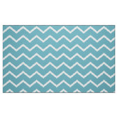 Turfblauw Chevron Bekledingsstof Stof (Fat Quarter)