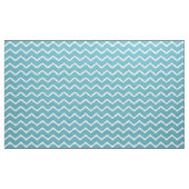 Turfblauw Chevron Bekledingsstof Stof (Yard (91,4 cm))