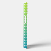 Turfblauw Geel Geometrisch Patroon Diamanten Case-Mate iPhone Case (Achterkant / Rechts)