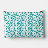 Turfblauw paisley bloempatroon • Modern boho Etui (Achterkant)
