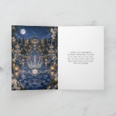Turfblauw Sweet 16 Prinsessenbal Kaart (Binnen)