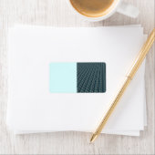 Turfblauw Textuurpatroon Etiket (Insitu)