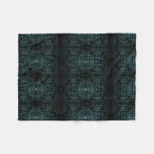 Turfgeometrische kantkunstdeken fleece deken (Voorkant (Horizontaal))