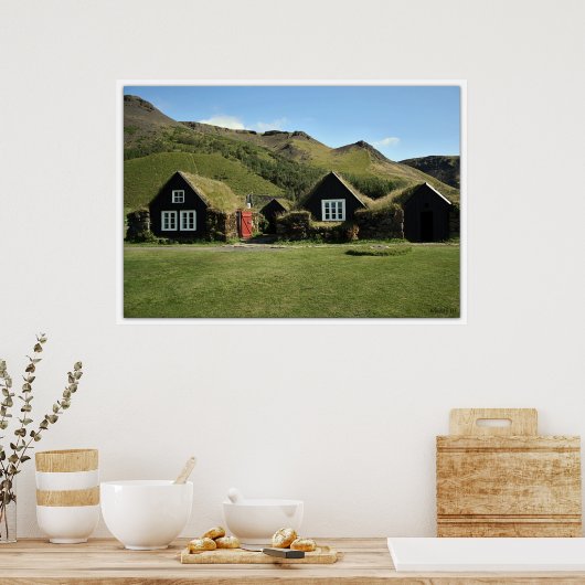 turfhuizen poster (Keuken)