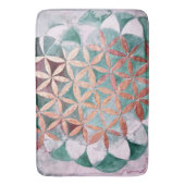 Turfroze Roze Pastel Abstract Waterverfpatroon Badmat (Voorkant Verticaal)