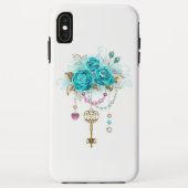 Turfroze rozen met sleutels Case-Mate iPhone case (Achterkant)