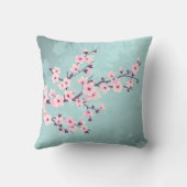 Turfrozen Turquoise Monogram Kussen (Achterkant)
