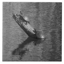 Turftijd - Twee inkt 6x6 keramische tapijten door 