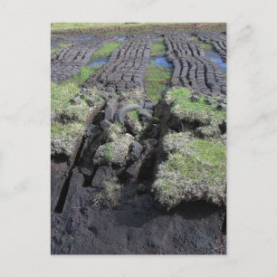 Turfwinning in Ierland Briefkaart