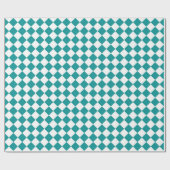 Turfwit Ruitpatroon Cadeaupapier (Vlak)