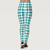 Turfwit Ruitpatroon Leggings (Achterkant)