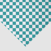 Turfwit Ruitpatroon Tissuepapier (Detail)