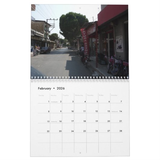 Turgutreis, Turkey 2026 Calendar Kalender (Feb 2026)