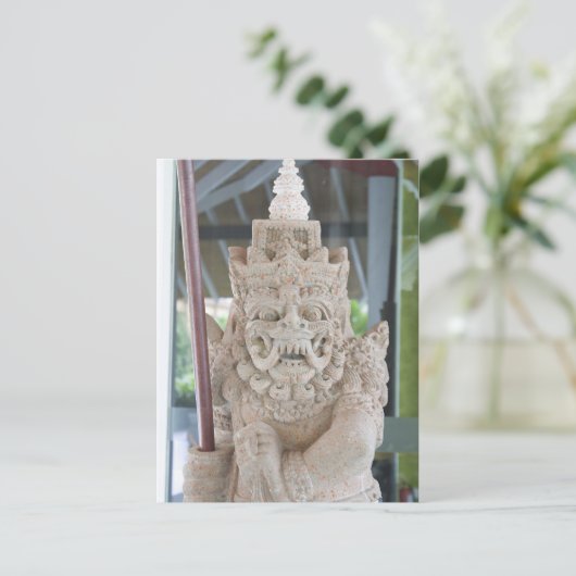 Turi Statue Briefkaart (Staand voorkant)