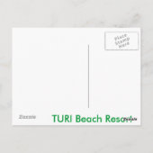 Turi Statue Briefkaart (Achterkant)