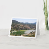 Turia rivier in Domeño Viejo, Valencia, Spanje Kaart (Voorkant)