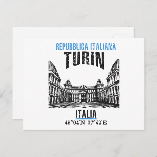 Turijn Briefkaart (Voorkant / Achterkant)