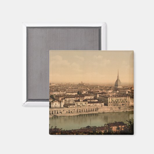 Turijn I, Piemonte, Italië Magneet (Voorkant / Achterkant)