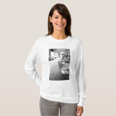 Turijn Italië, Café en Arcade T-shirt (Voorkant volledig)