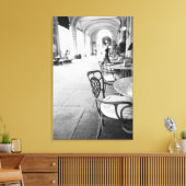 Turijn Italië, Cafe en Archway Canvas Afdruk (Insitu (Woonkamer))