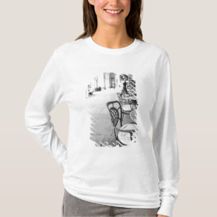 Turijn Italië, Cafe en Archway T-shirt