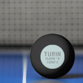 Turijn Italië - Coördinaten voor Latitude en Lengt Pingpongbal (Net)