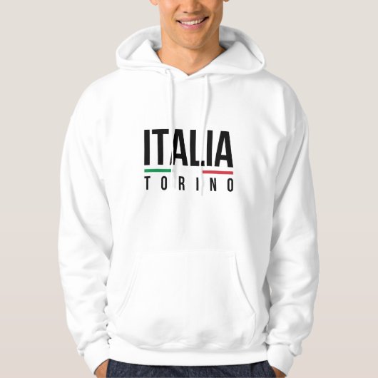 Turijn Italië Hoodie (Voorkant)