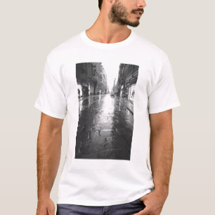 Turijn Italië, Natte Straat Avond T-shirt