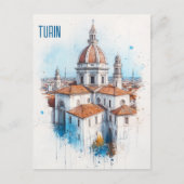 Turijn Italië Reizen Briefkaart (Voorkant)