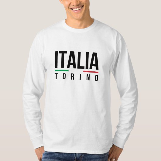 Turijn Italië T-shirt (Voorkant)