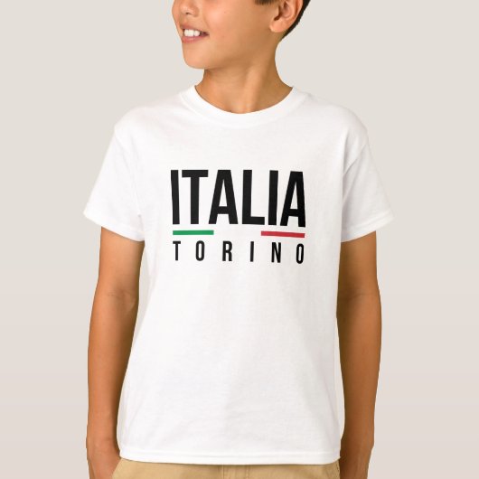 Turijn Italië T-shirt (Voorkant)