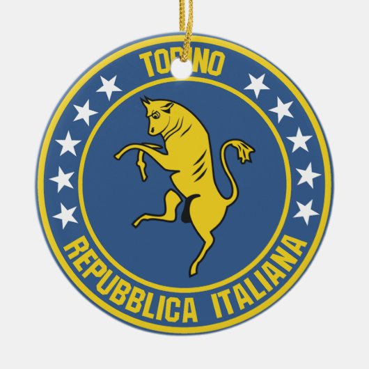 Turijn Keramisch Ornament (Voorkant)