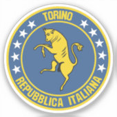 Turijn Sticker (Voorkant)