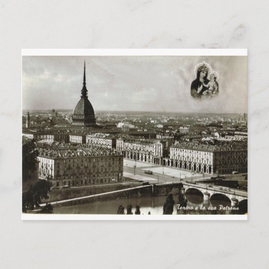 Turijn, Torino, uitzicht stad Briefkaart (Voorkant)