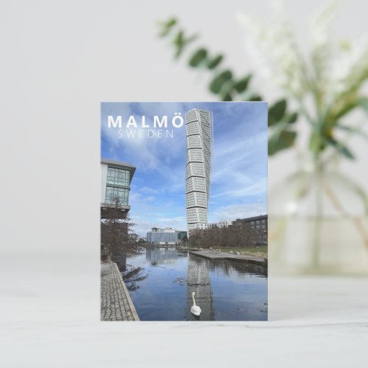 Turijn Torso City Malmo Zweden Scandinavia Modern Briefkaart (Staand voorkant)