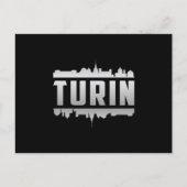 Turin Italy City Skyline Cityscape Funny Gift Briefkaart (Voorkant)